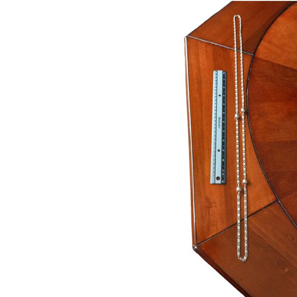 Vintage Silver Detailed Link Necklace - Picture 6 of 6